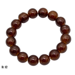 Bransoletka - szkło [czekolada] - FM9275-BP